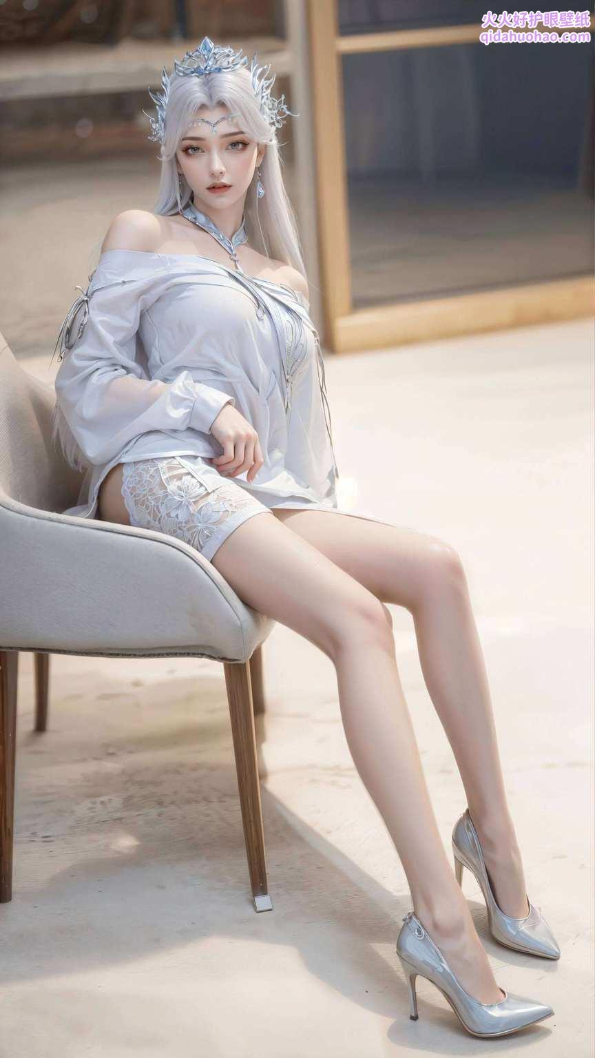 谁说玄幻世界里就不能有真爱呢？宁雨蝶的壁纸这样的国漫女神