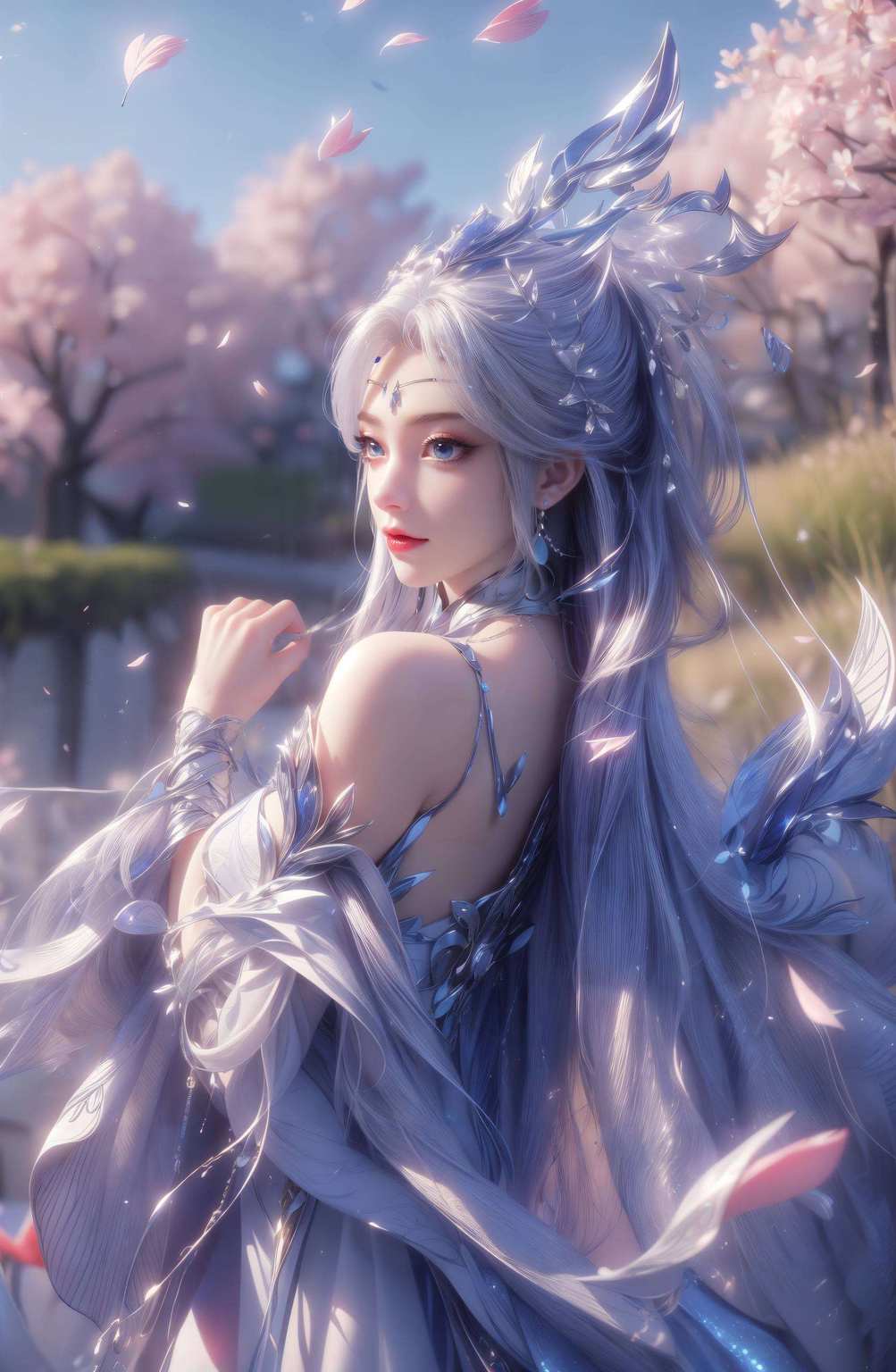 是不是觉得心都要化了？快来看看这些国漫女神和美女们的壁纸玄幻风满满的国漫女神宁雨蝶和罗征在一起的场景