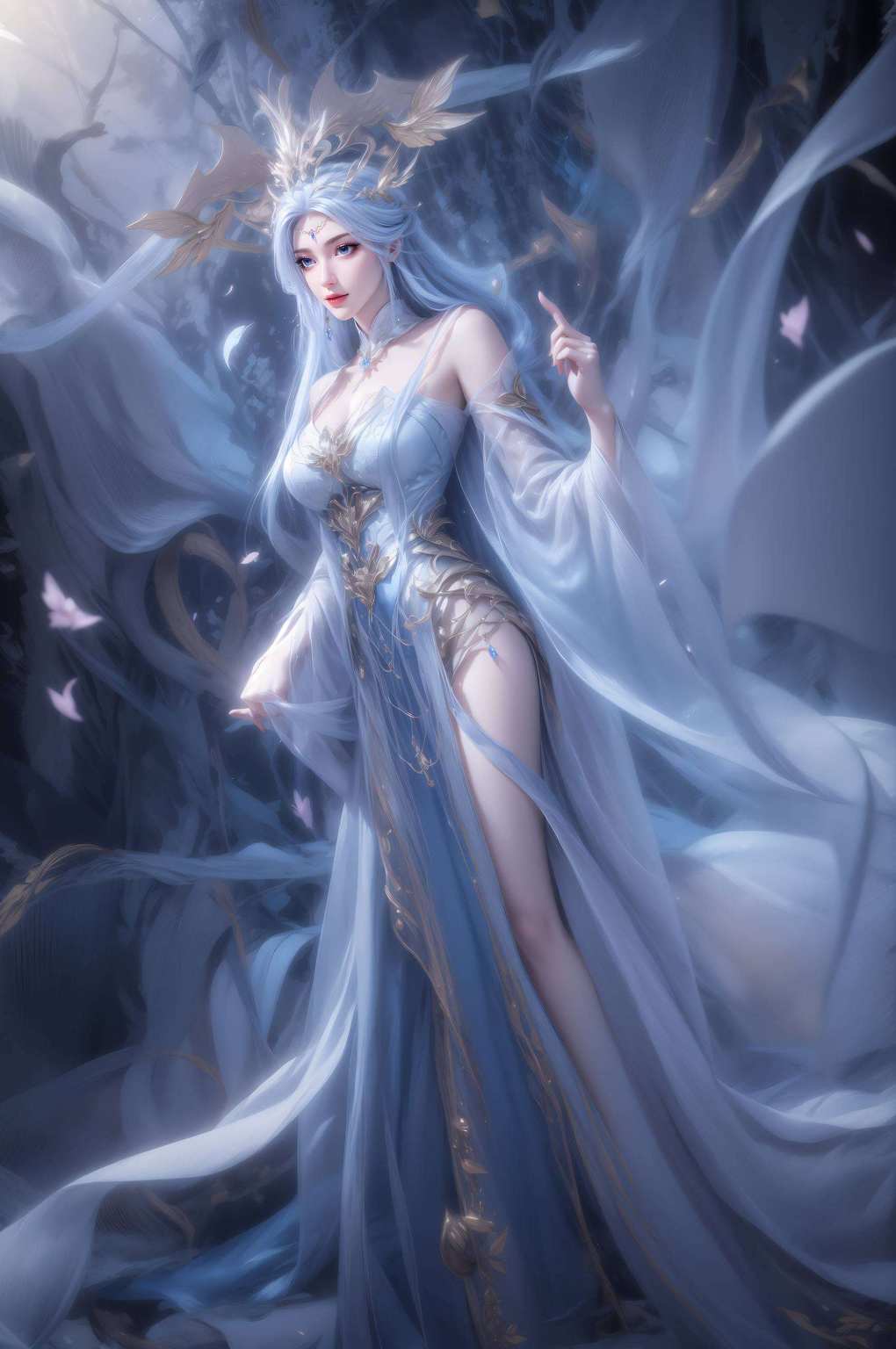 最令人心动的国漫女神仿佛诉说着百炼成神的坚韧与美丽