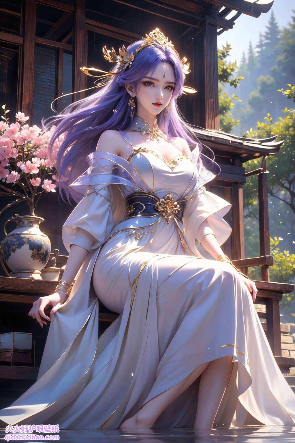 每一张都美得让人嘻嘻哈哈停不下来哦！国漫美女们集体亮相今儿个给大家带来一波天穹横屏壁纸