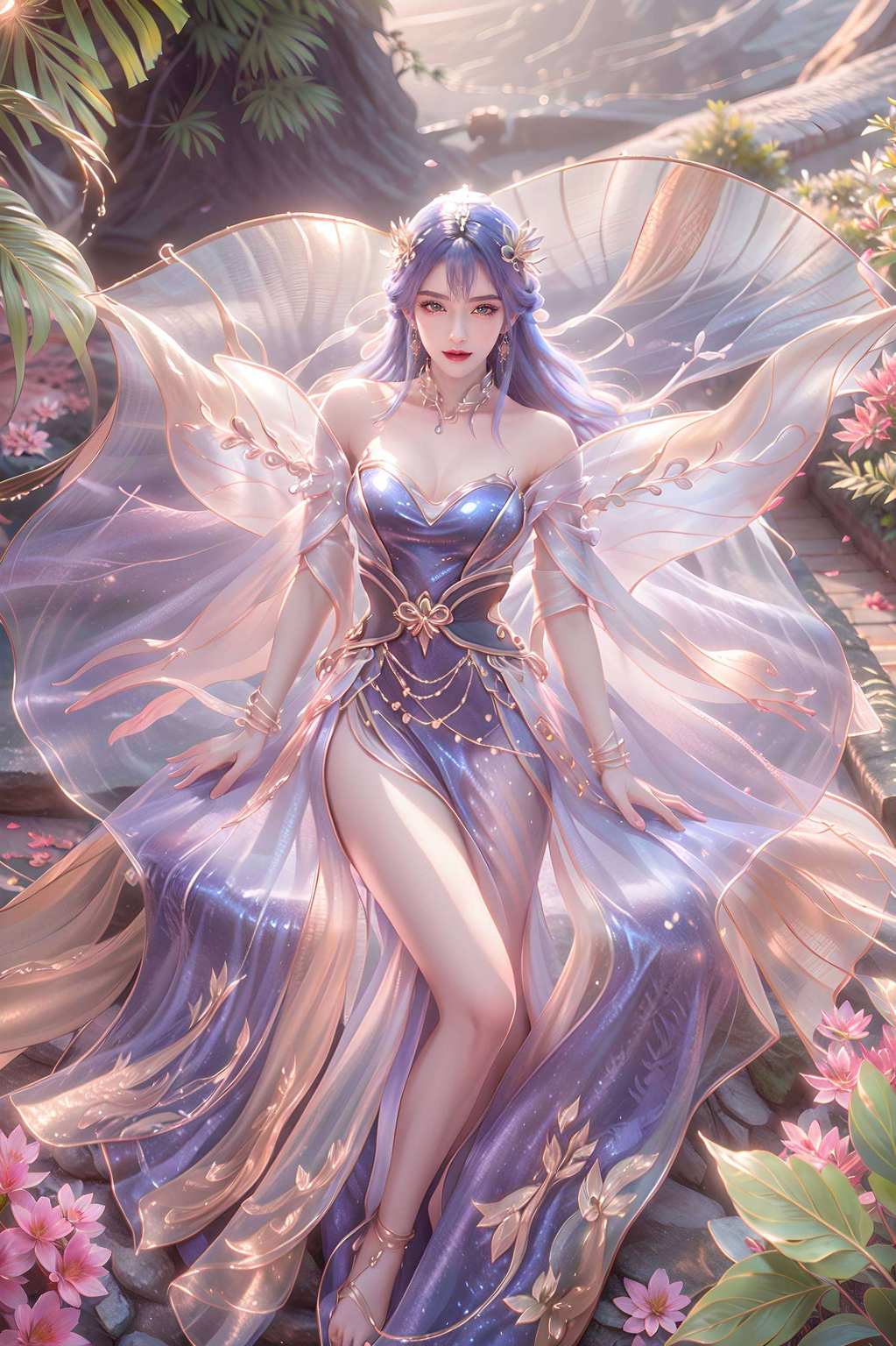 简直让人羡慕嫉妒恨！她那高清壁纸般的容颜和国漫中的女神气质完美融合