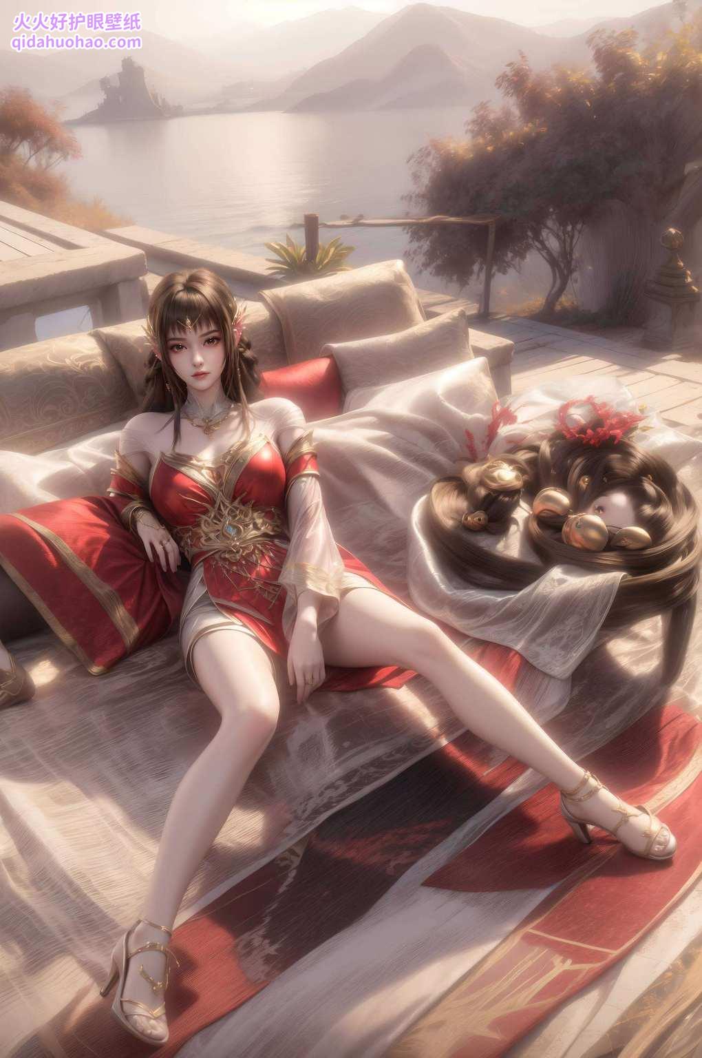 国漫壁纸绘美女之芳华