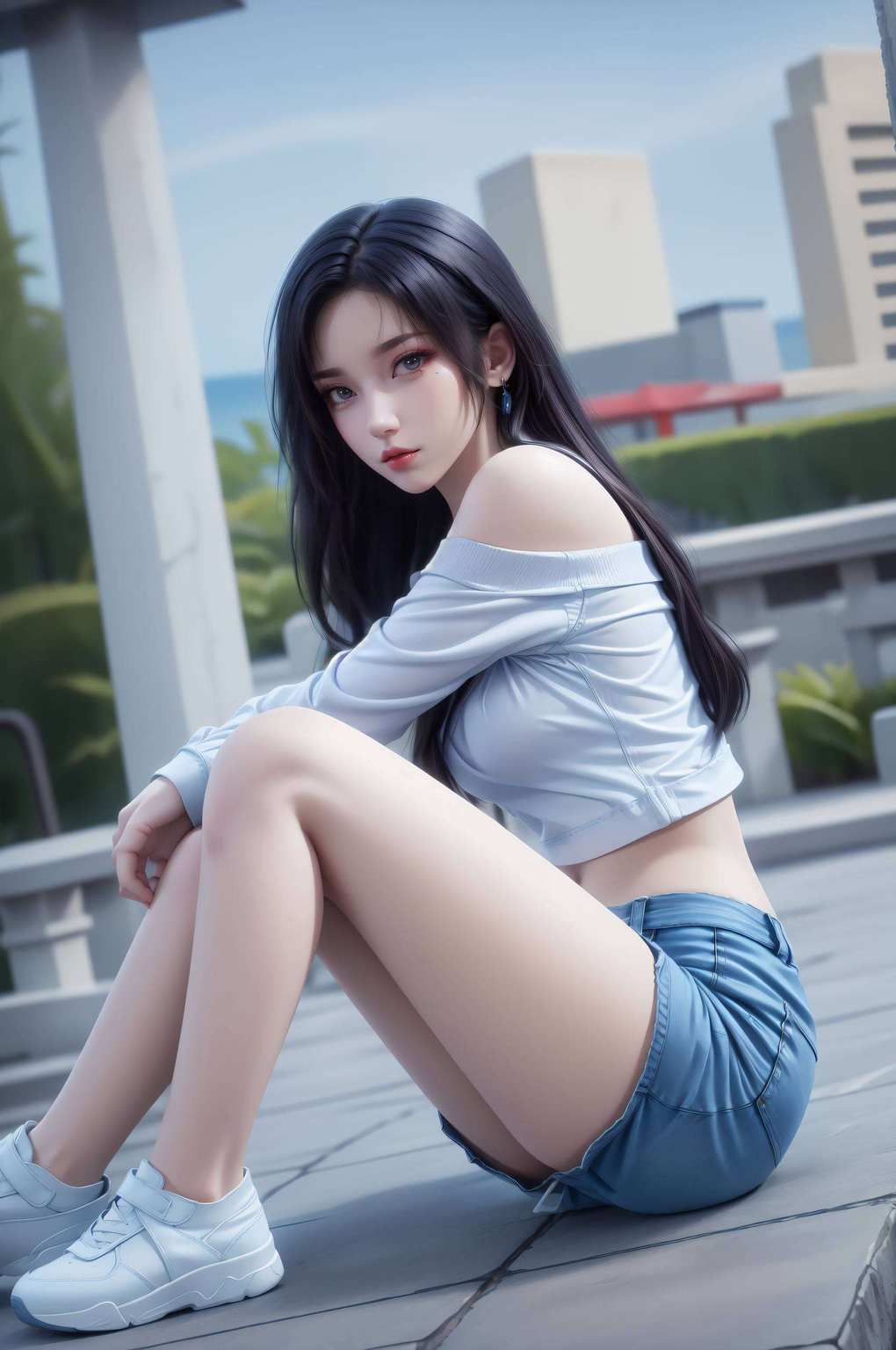 我是最美的国漫壁纸女神！”而旁边的国漫美女们也不甘示弱争艳斗艳