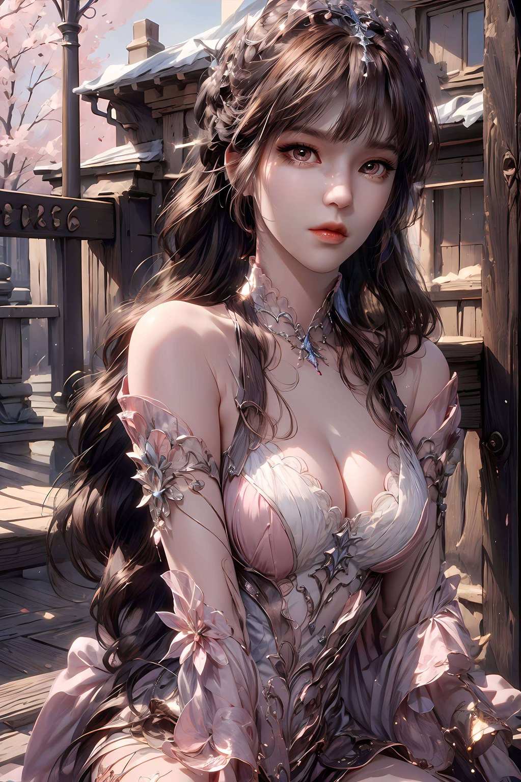 玄幻风格十足ins风满满哦！这款壁纸将斗罗大陆中的国漫女神小舞完美呈现