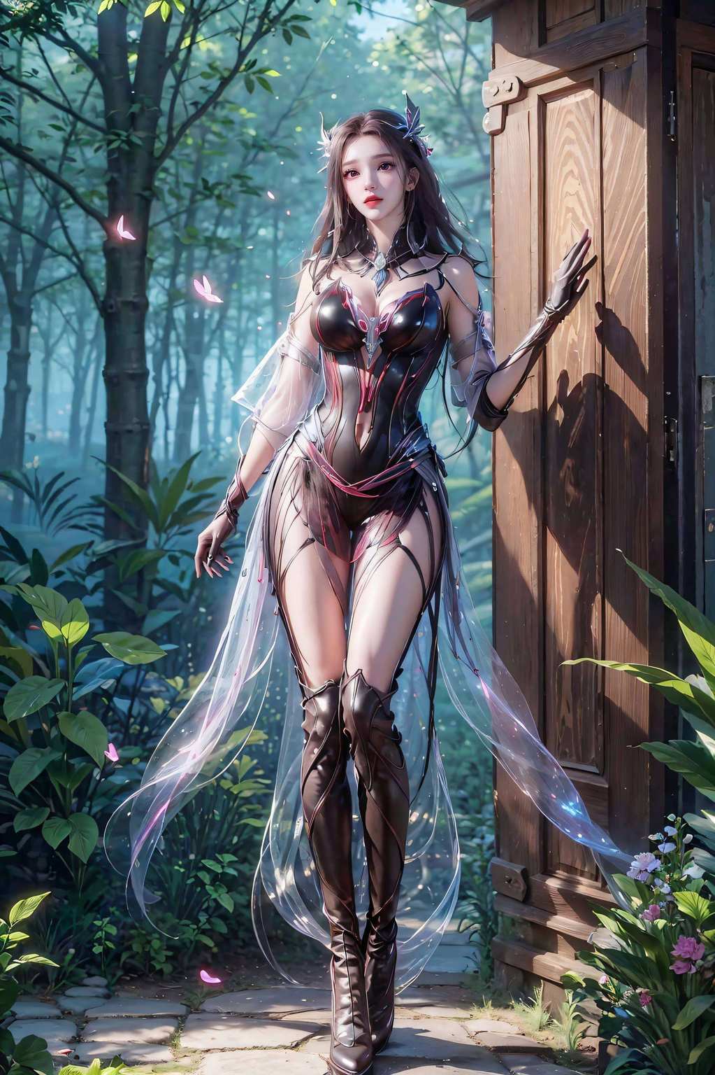 每天都能和朱竹清一起闯荡江湖哦！仿佛要从屏幕中跳出来