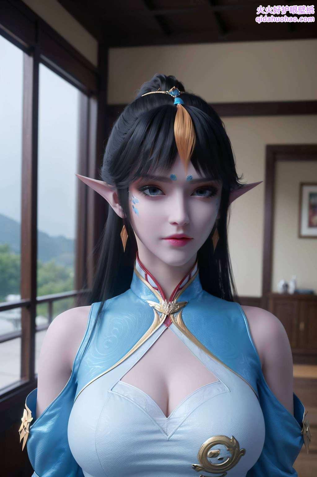 动漫女神的魅力翩翩舞姿