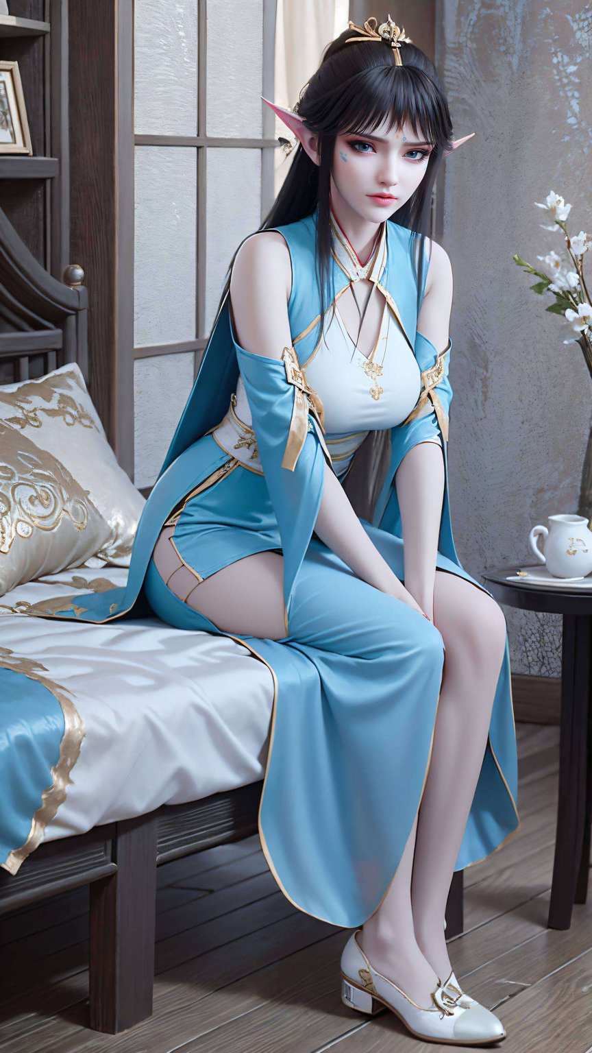 绝对的视觉盛宴！她是斗破苍穹里的天妖凰族女神这壁纸