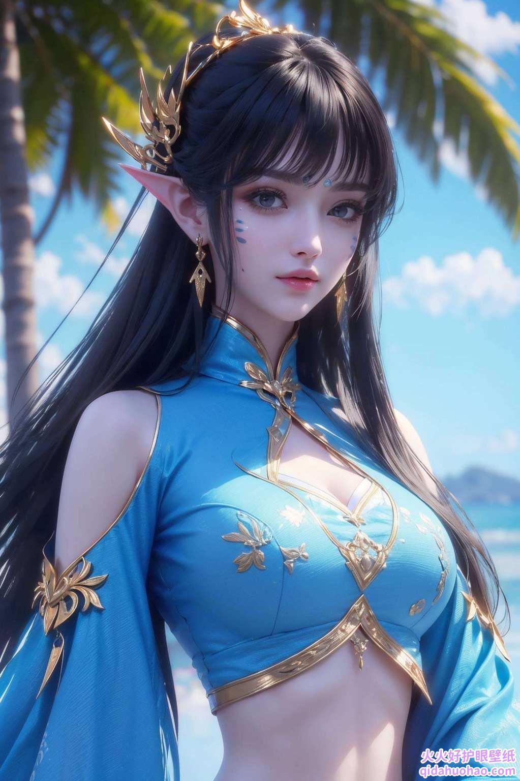 她是那令人叹为观止的国漫女神凤清儿如天妖凰族的一抹亮色