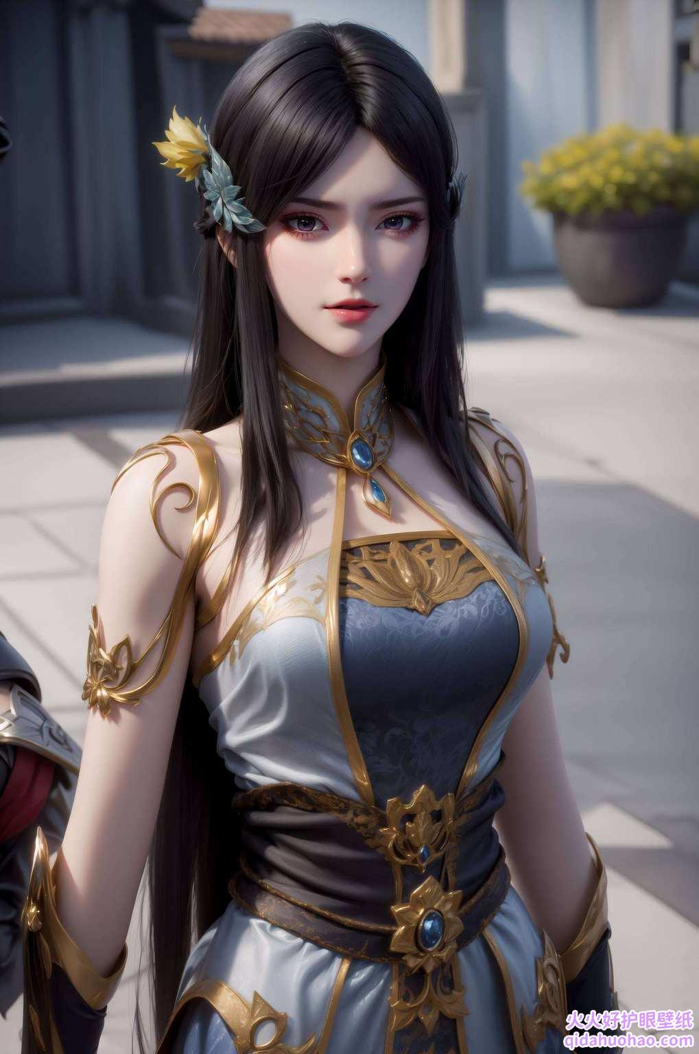 美得让人移不开眼哦！柳菲女神不仅貌美如花快来感受这份独特的玄幻魅力吧！