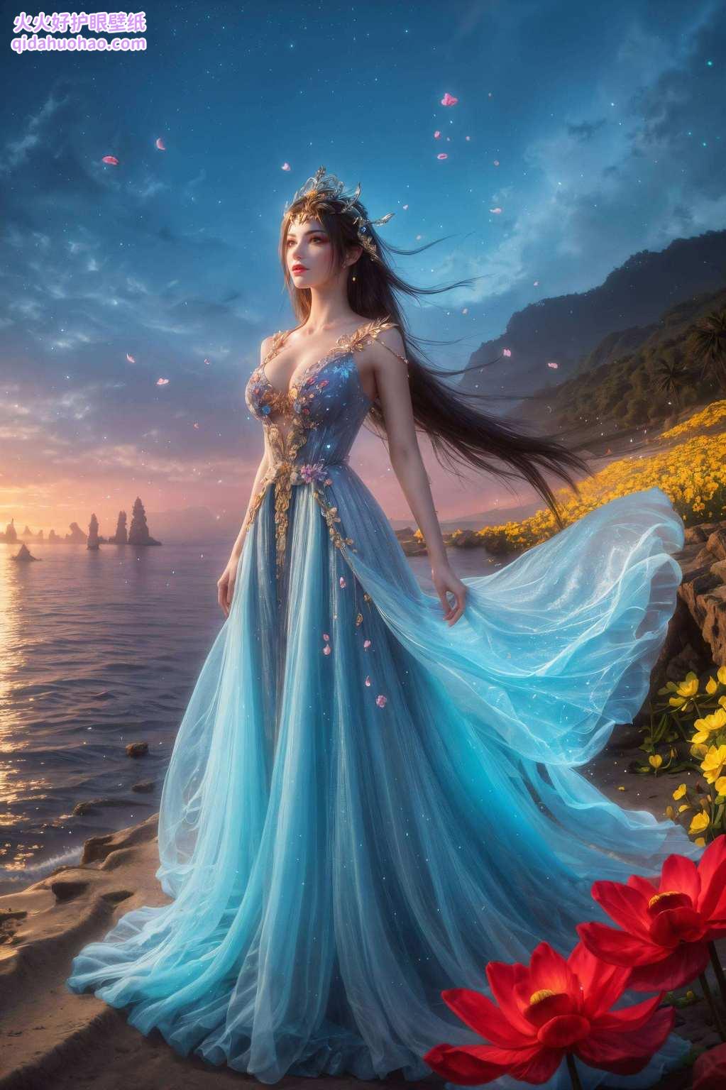 保准你的平板都能变身玄幻界的无尽火域！国漫女神的魅力放在iPad上