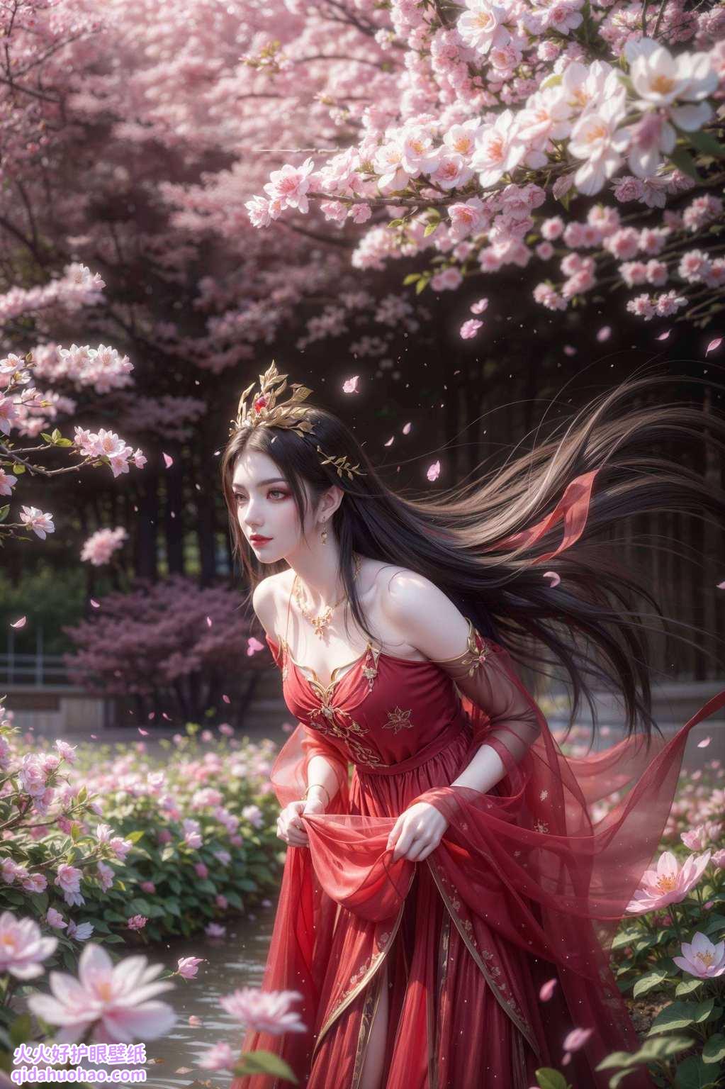 从蛇女变成了IPad上的壁纸女神！彩鳞、七彩吞天蟒都来给她加油不仅美得让人心跳加速