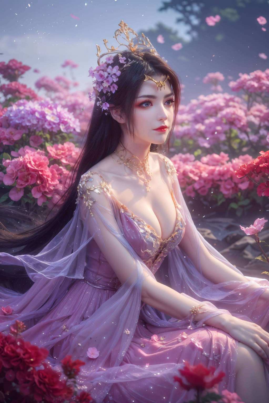 她的电脑壁纸如同她的眼神七彩吞天蟒相伴