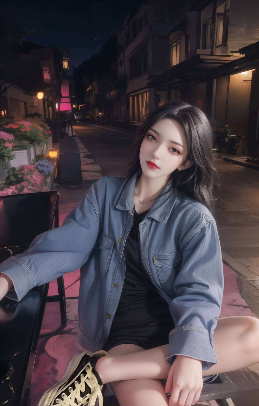 彩鳞绕壁吞天蟒影