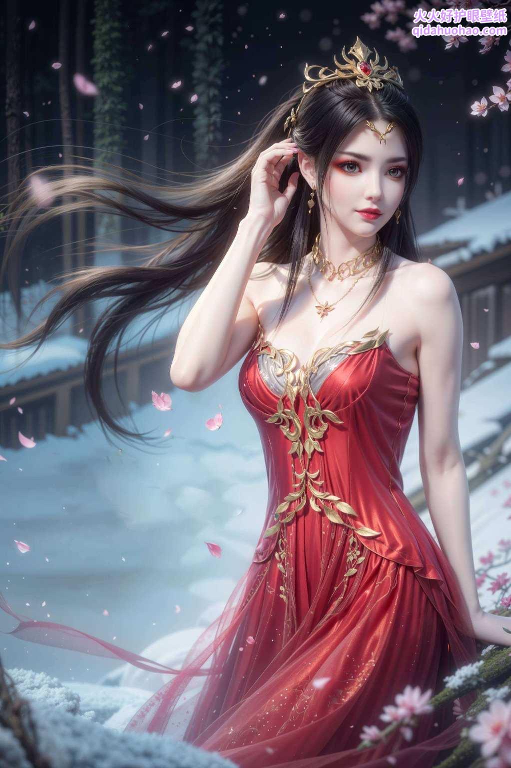 彩鳞化身她的壁纸