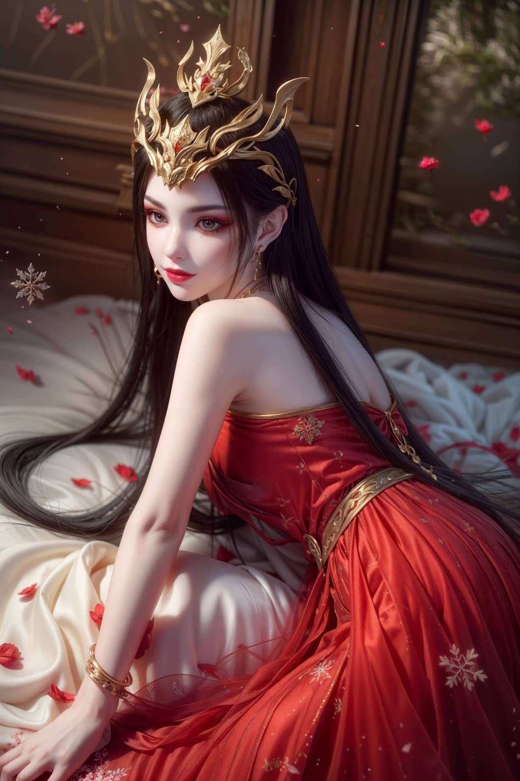 让她的每一次眼神流转都如梦似幻穿梭于国漫的绚丽世界