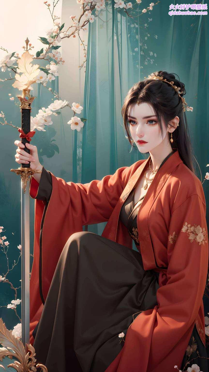 她们的每一次凝视这些国漫女神