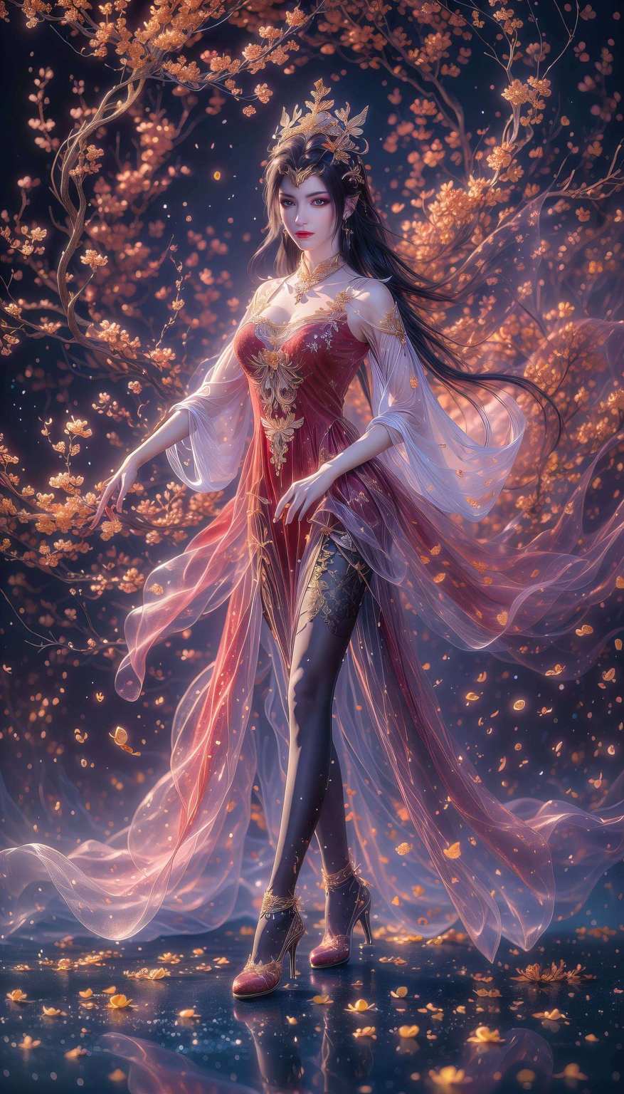 她是玄幻国度的冷艳女神彩鳞熠熠