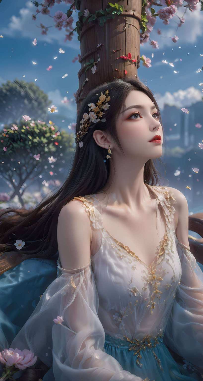 她的七彩吞天蟒壁纸而她的彩鳞壁纸