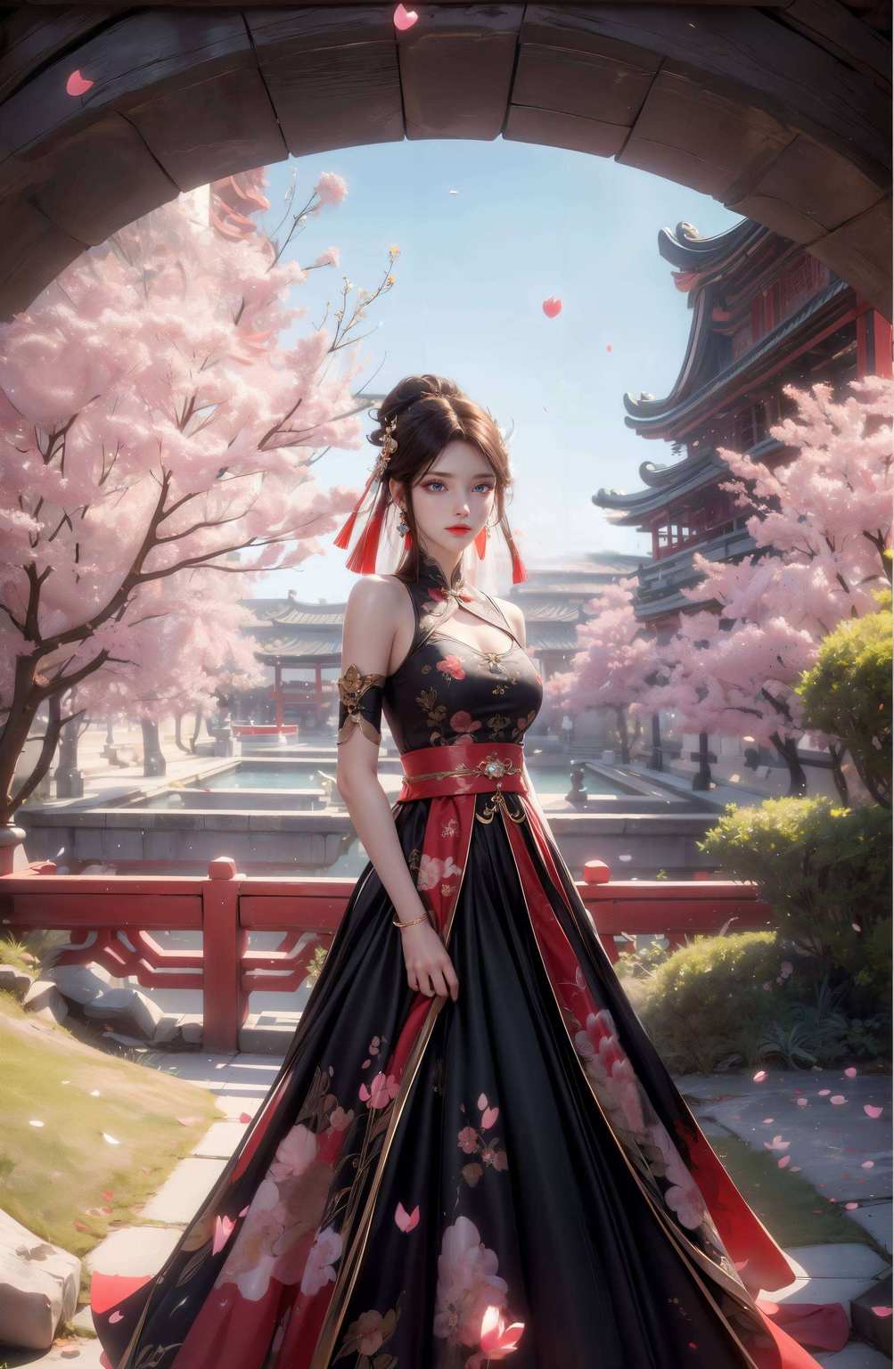 这不仅是一幅国漫女神的壁纸高清横屏