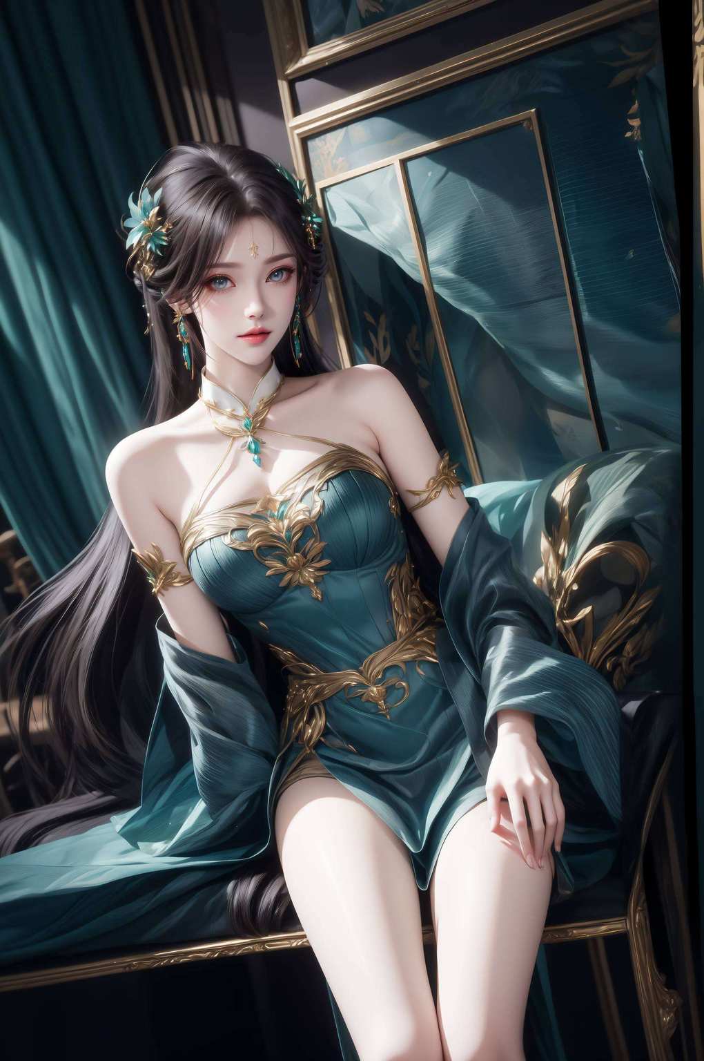 美艳绝伦将她的美丽定格