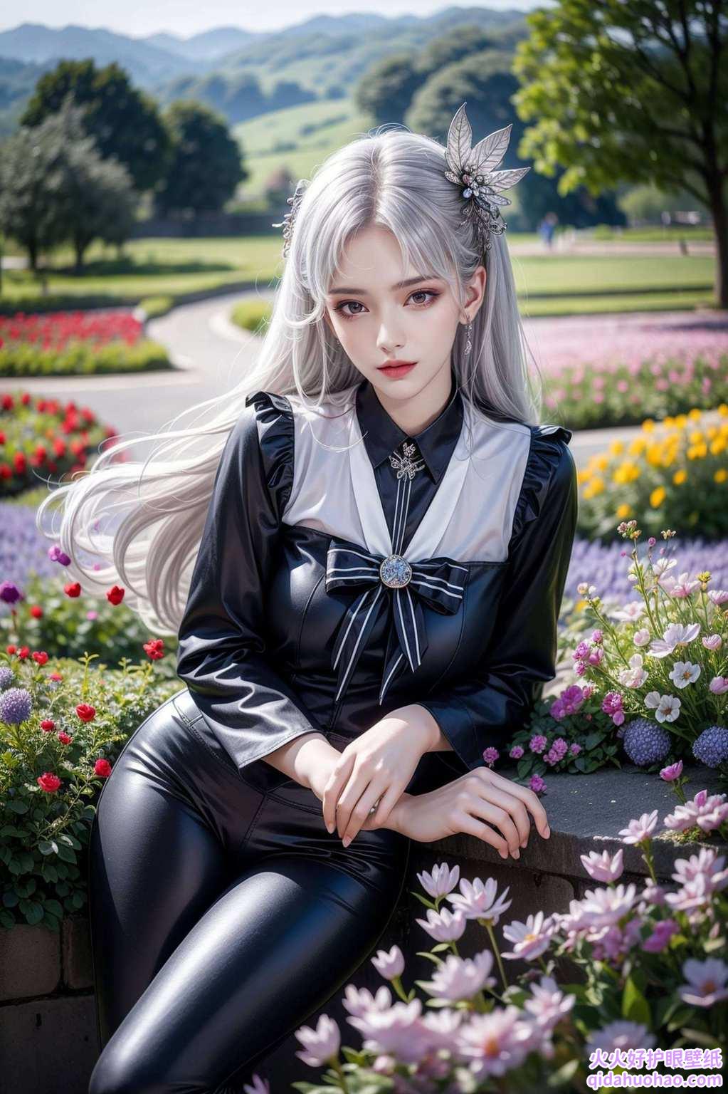 以其独特的魅力她的身影