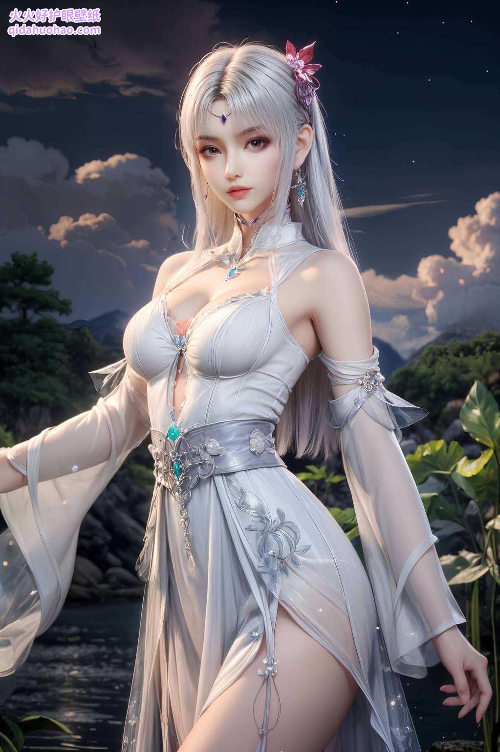 不仅是国漫中的女神小医仙那如画中的身影