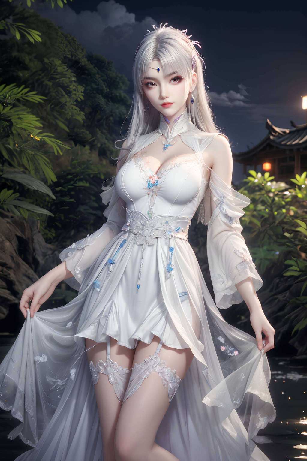 那抹飘逸的白衣她是厄难毒体的化身