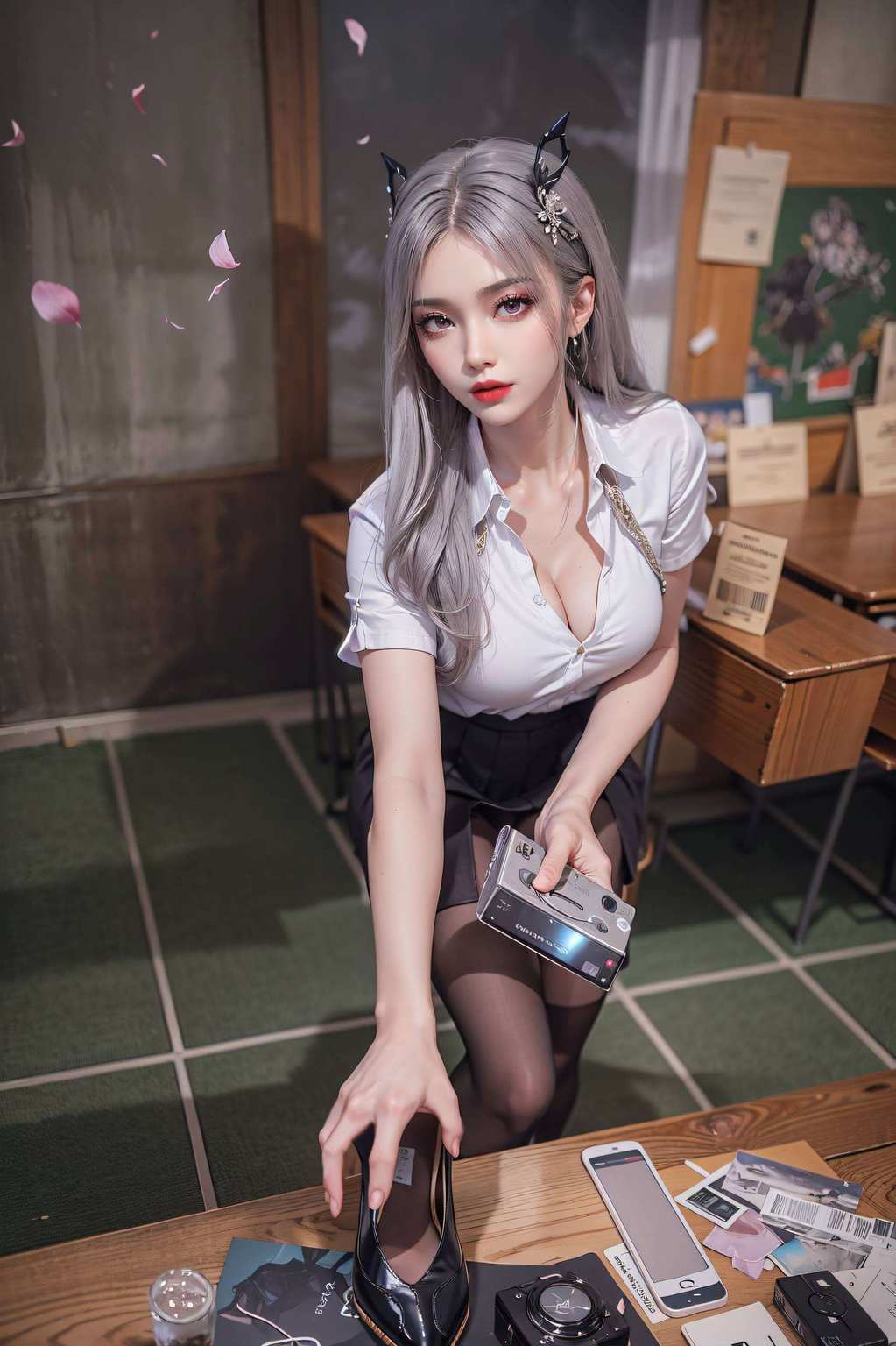 斗破苍穹的世界在你的手机上流转搭配小医仙那清新脱俗的气质