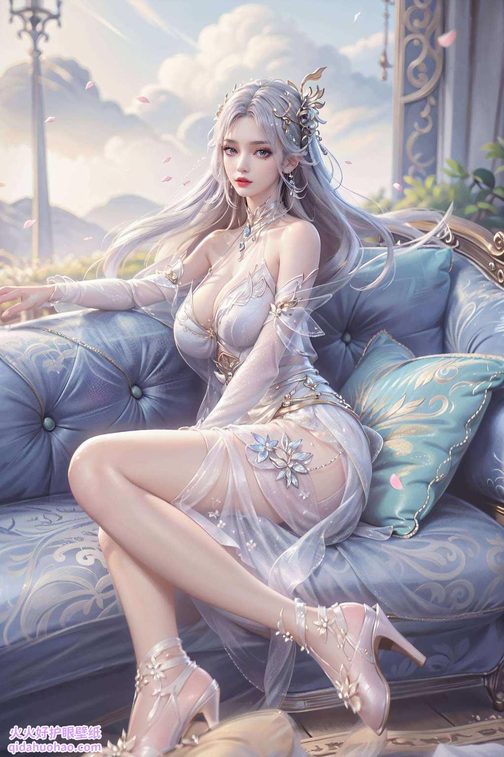 想要点新鲜出炉的国漫壁纸吗？🎉 这里有小医仙那迷人笑容的初始高清壁纸让你的电脑也跟上潮流