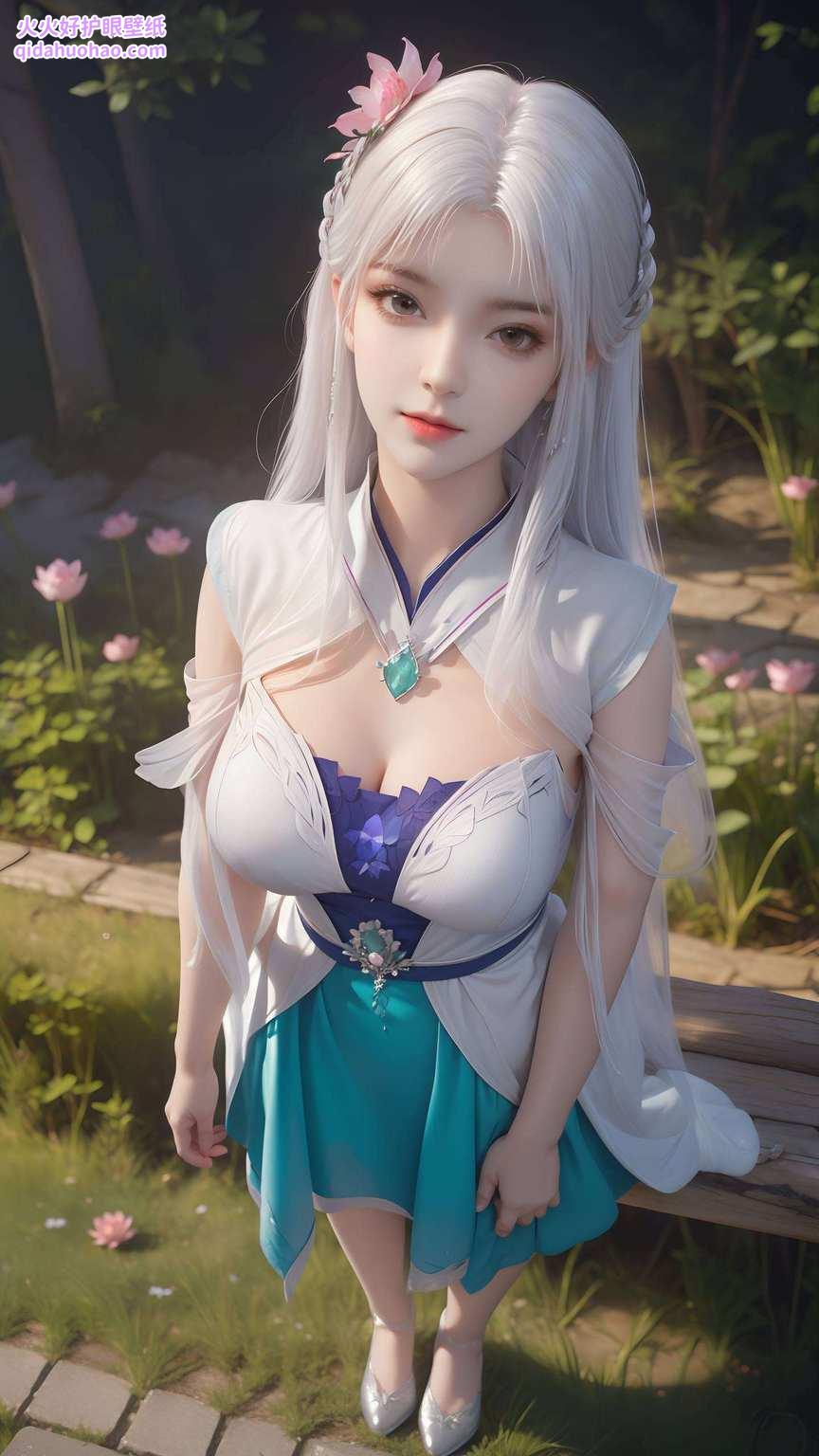 每当看到她的动漫壁纸她的坚韧与智慧