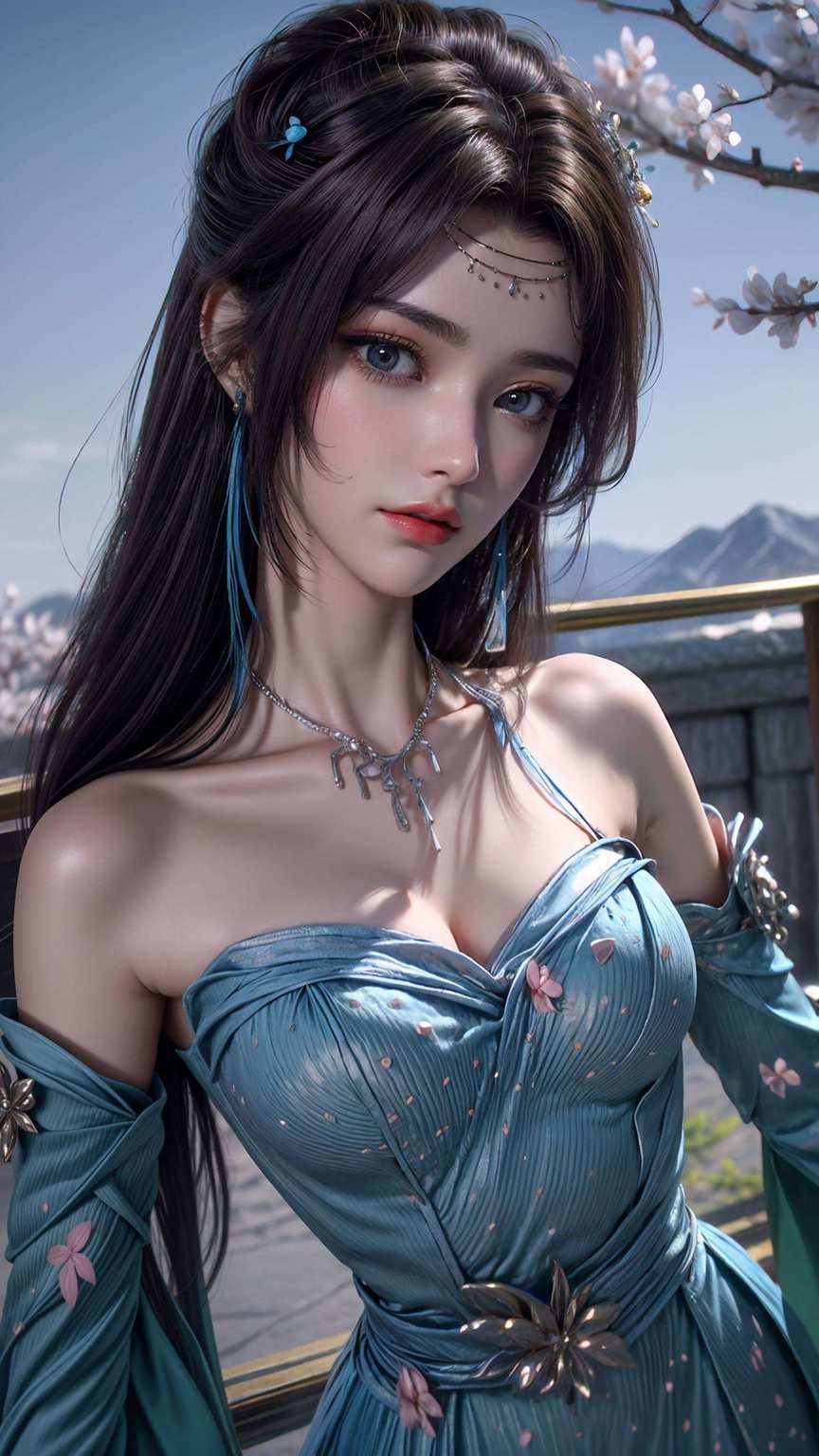 她是云岚宗的瑰宝气质高雅