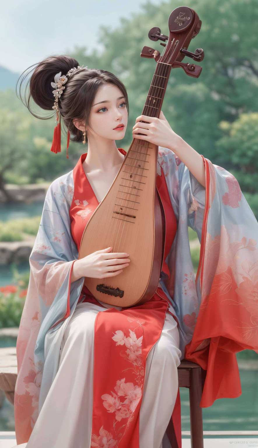 她的风采如同曲面屏壁纸般流畅而生动让人感叹人生如梦