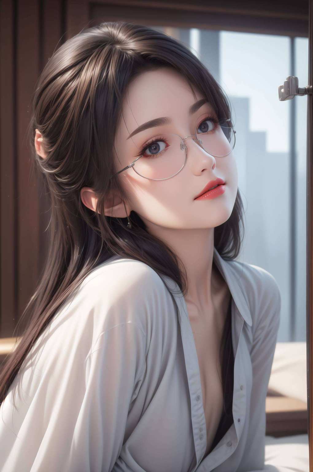 哎呀今天给大家带来一款神秘兮兮的AI极简壁纸