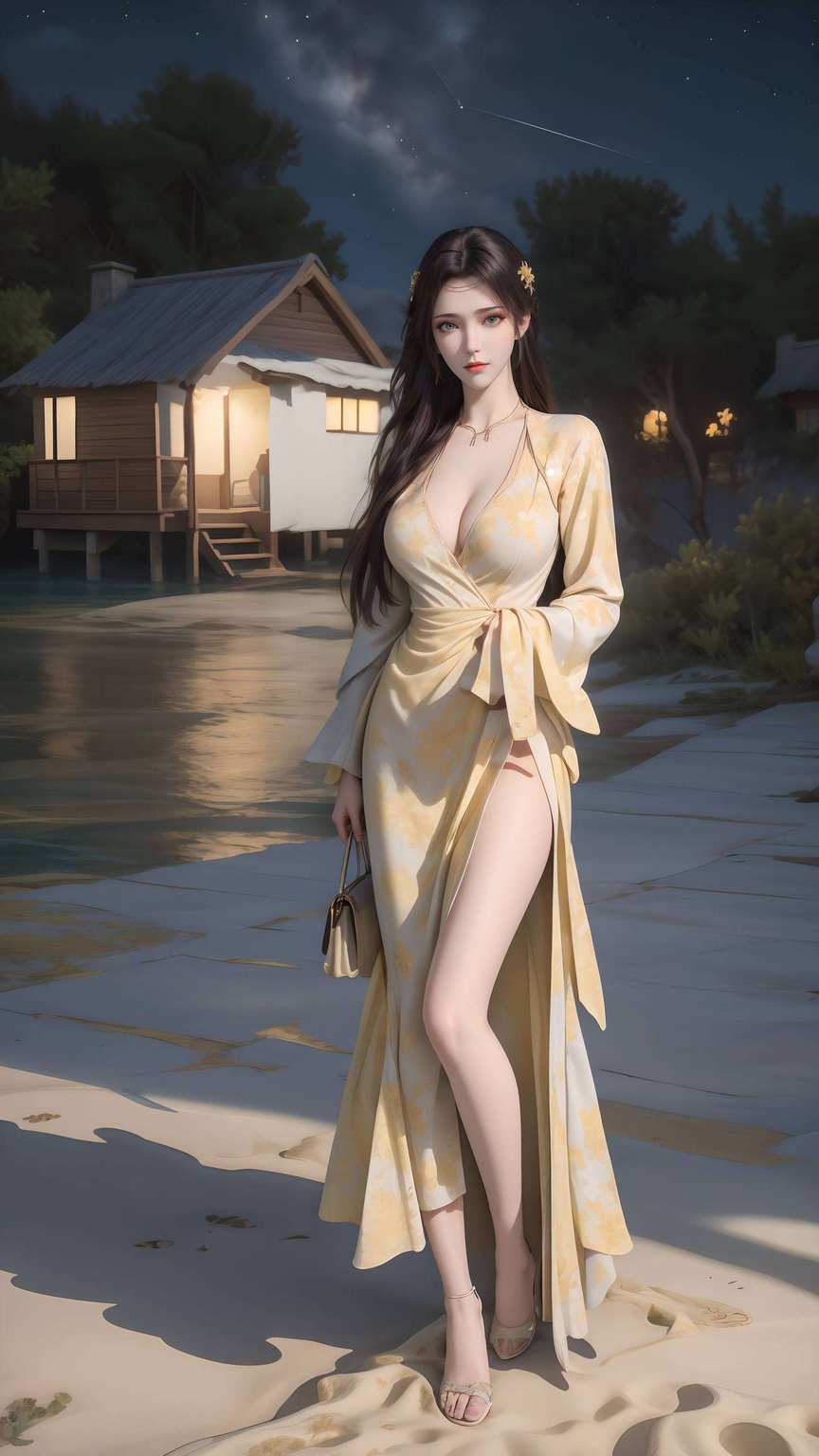她那如云如岚的飘逸风姿让iPad瞬间化为玄幻世界的窗口