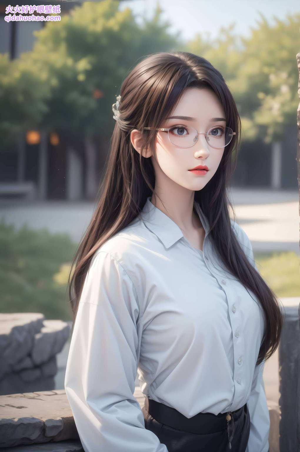 玄幻世界里的一抹亮色今儿给大家介绍一款超炫的AI极简壁纸