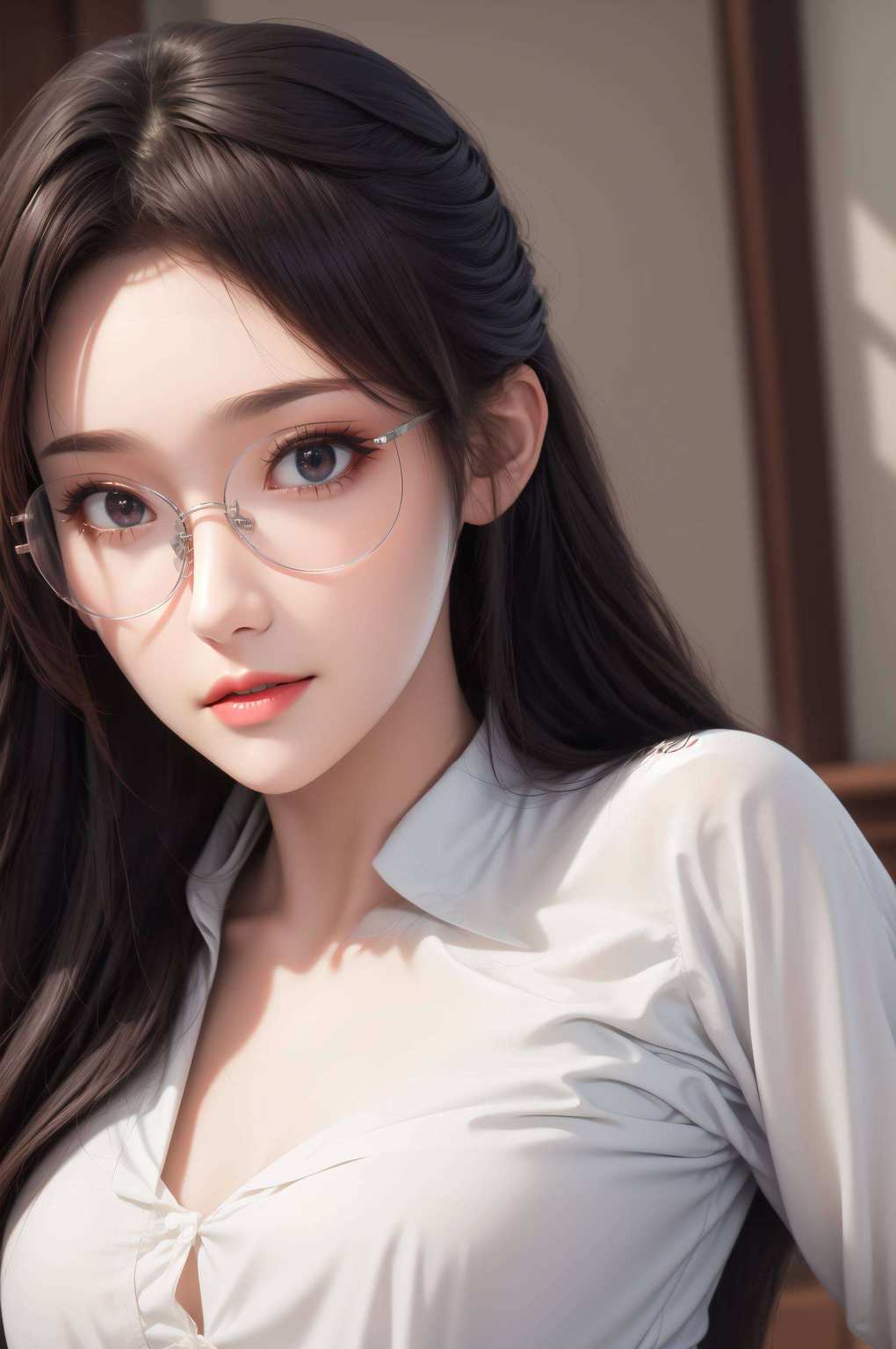 她的美让人感叹人生的美好与变幻