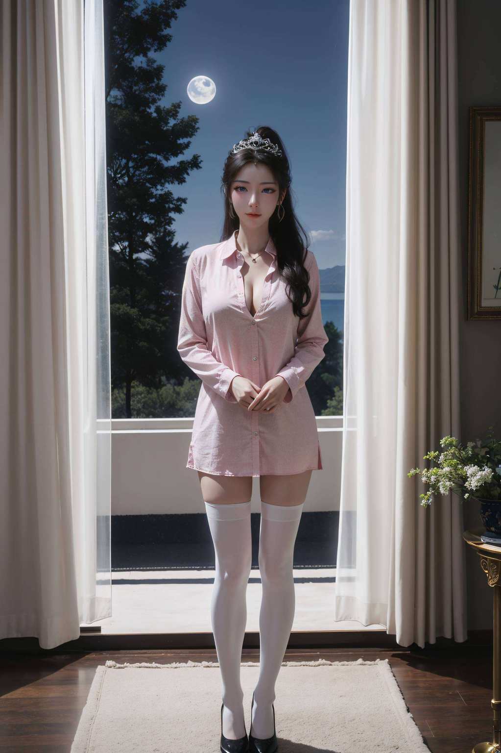 壁画凡尘瑶妹仙影