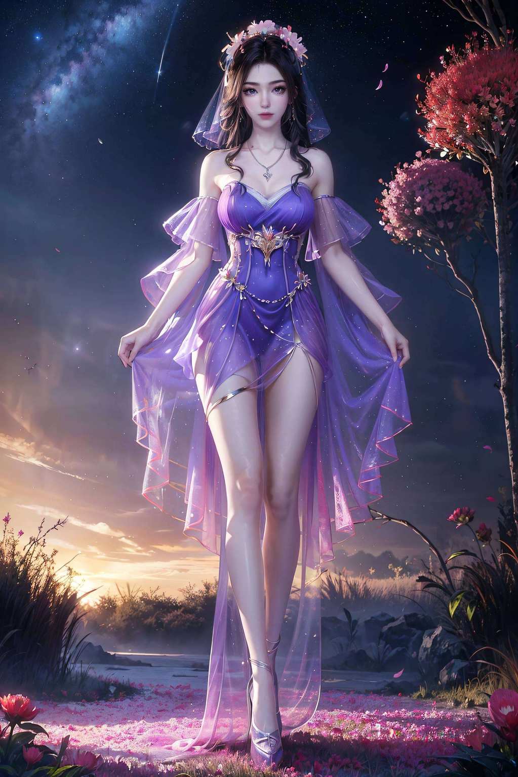 美得不要不要的我这儿有一波新出的紫灵高清横屏壁纸