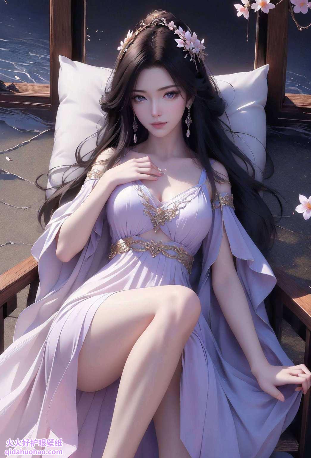 她穿梭在玄幻的国漫世界中这位国漫美女