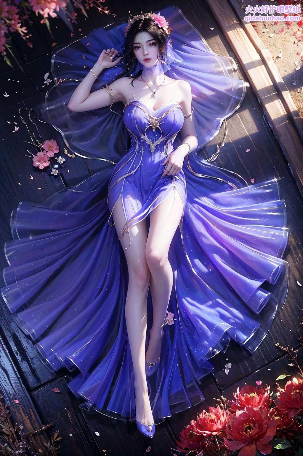 还是深邃的眼神无论是她那飘逸的仙裙