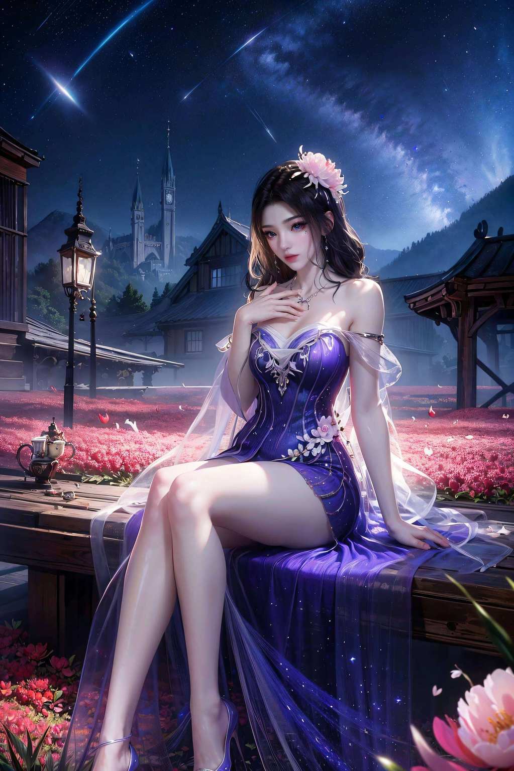 如同凡人修仙传中的精灵她的美丽