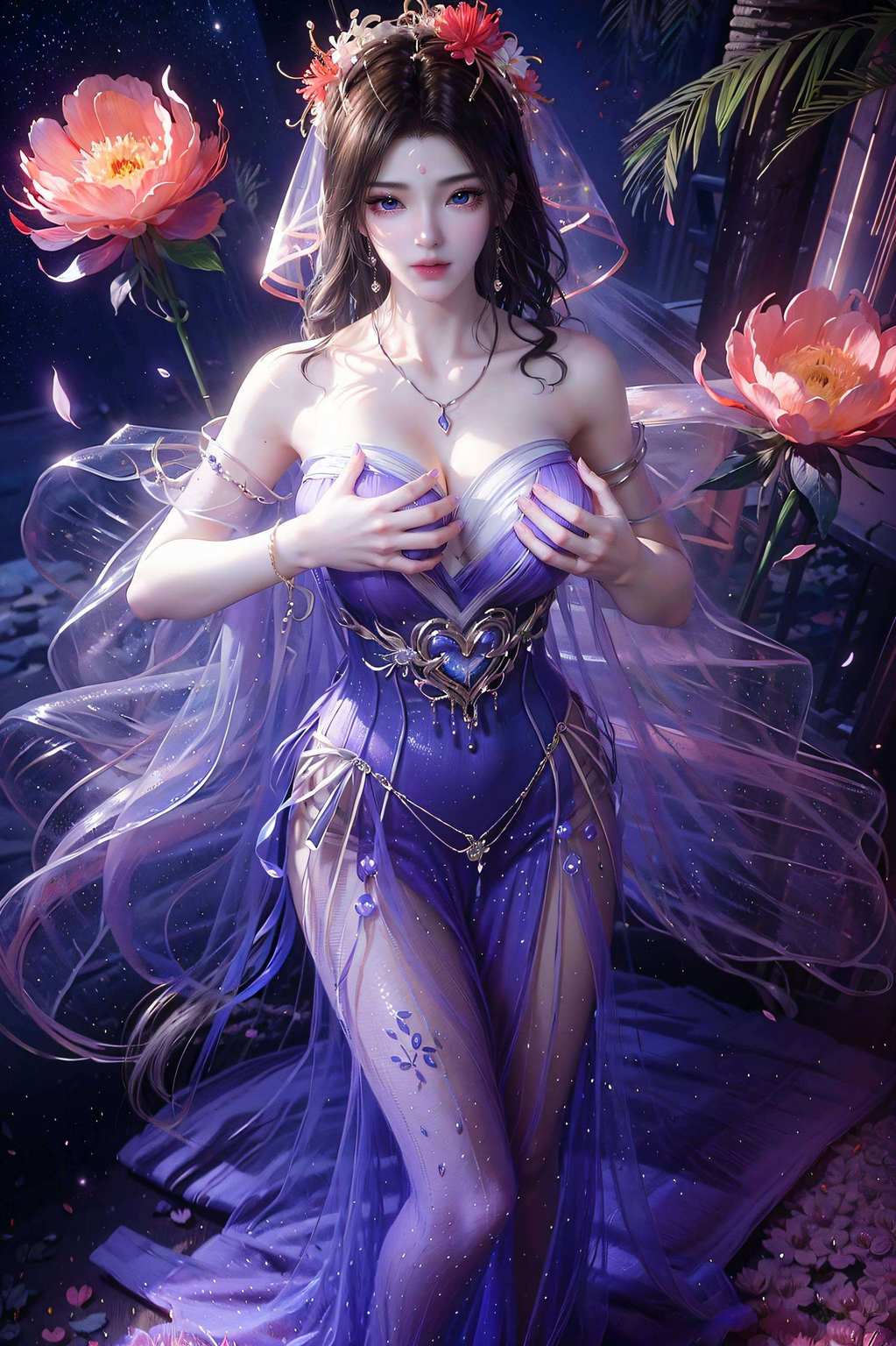 她的眼神每一次凝视