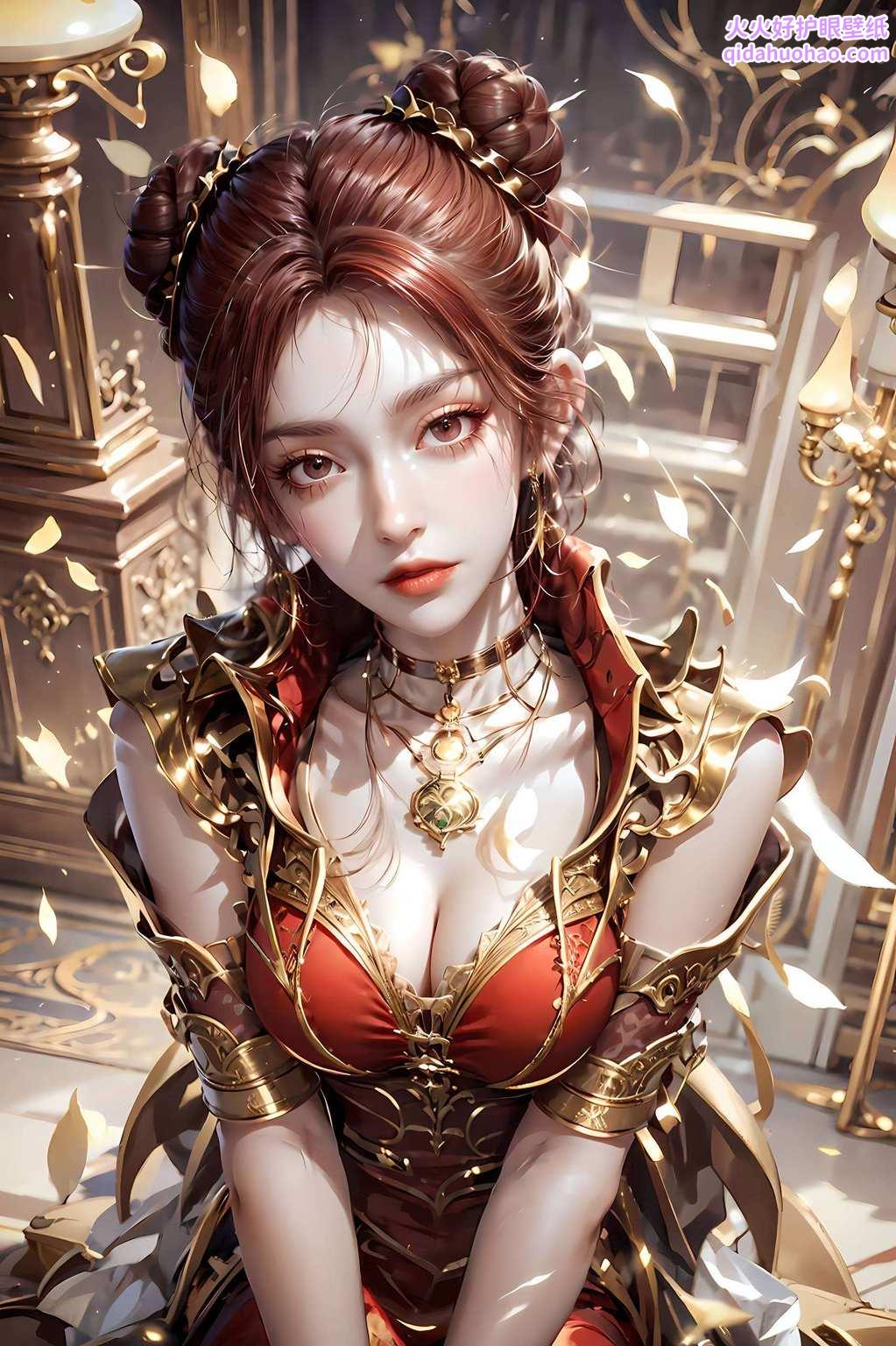 案上iPad映国漫之韵壁画成壁