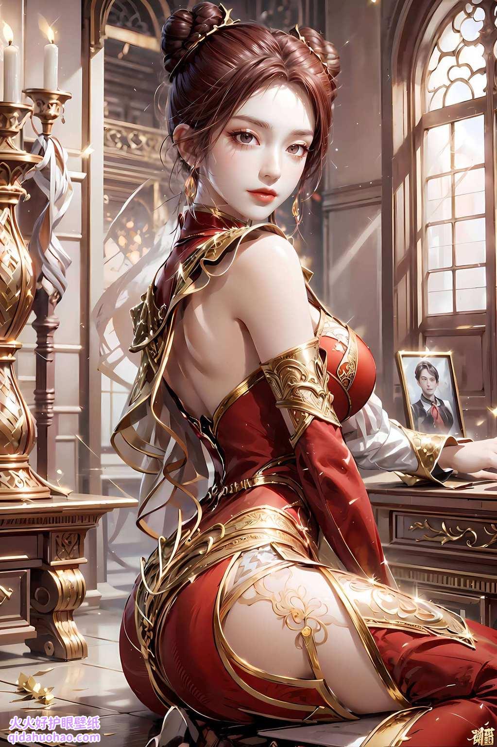 让人惊艳不已她眼中藏火