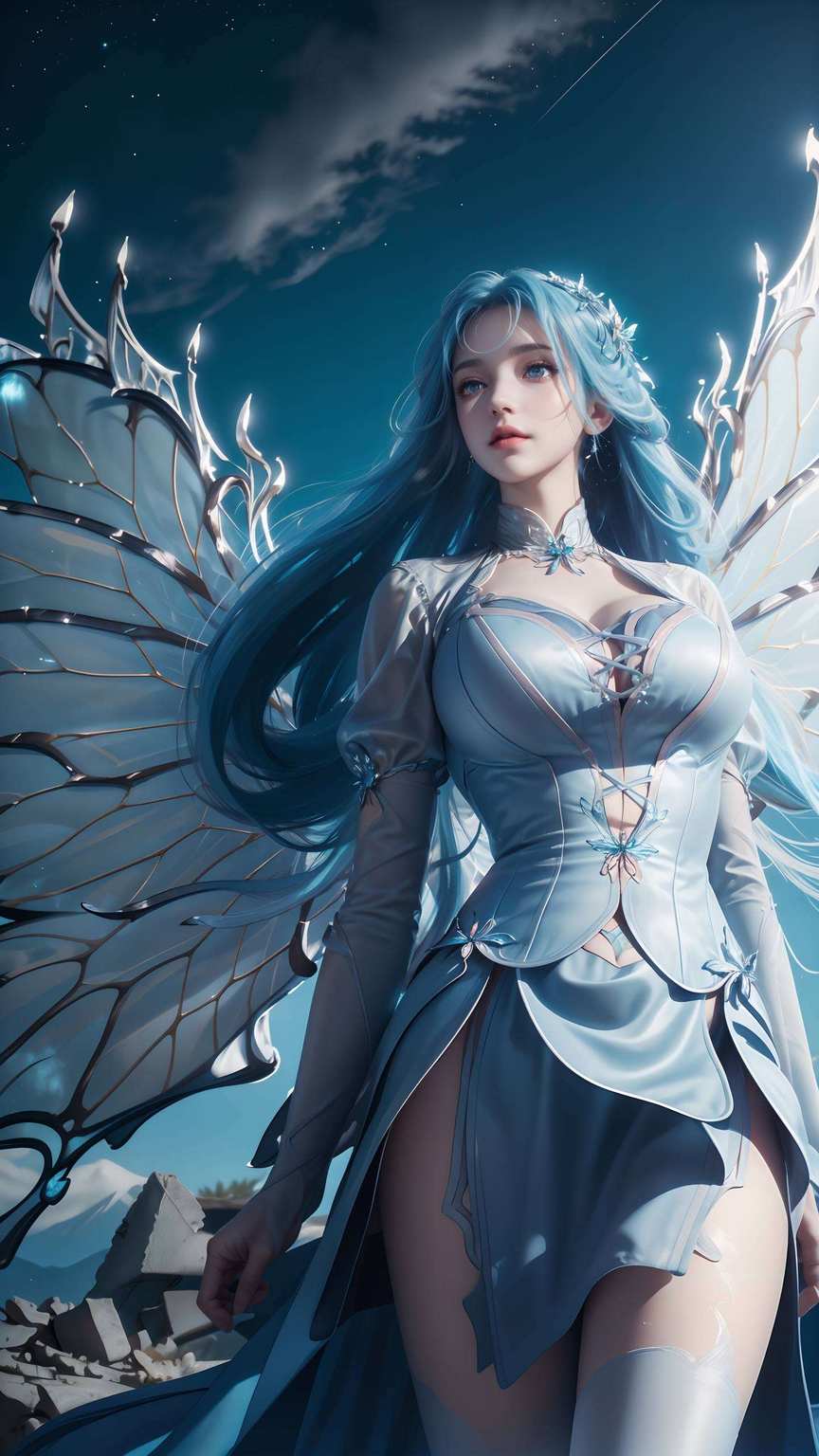 那如诗如画的美丽而霍雨浩则以其深邃的眼神和坚定的信念