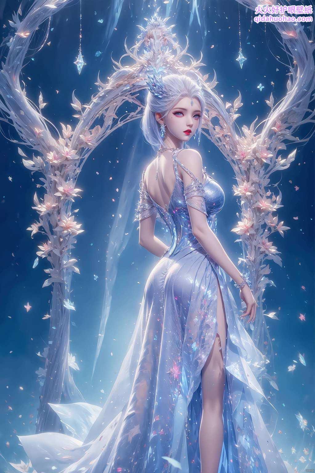 冰雪美人的代表哦！壁纸上的冰帝瞬间让你感受到那份玄幻世界的魅力