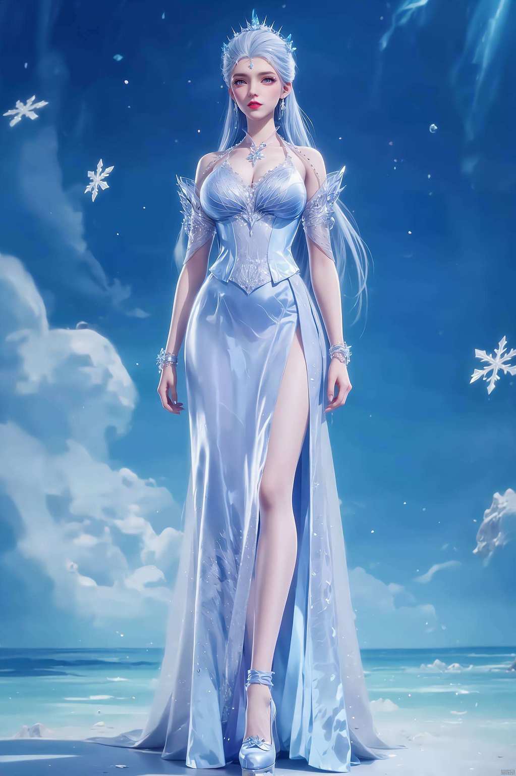 这超清锁屏壁纸雪女翩翩舞