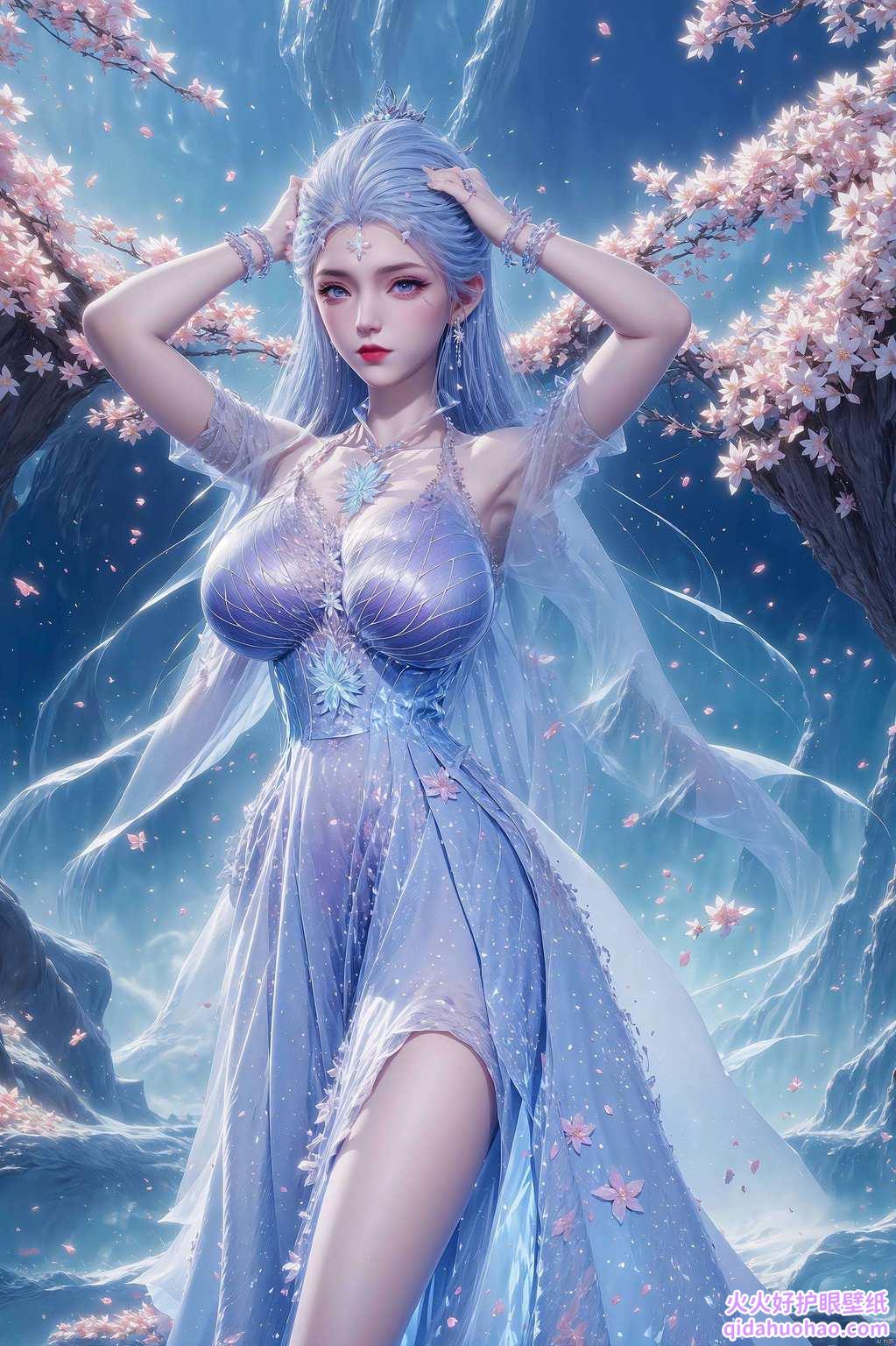 让人一见倾心！把这样的国漫女神设为iPad壁纸