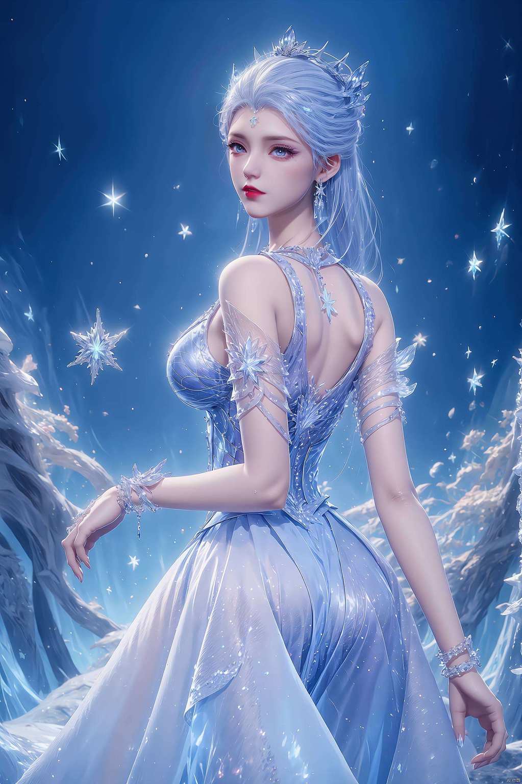 她是《绝世唐门》中的一位绝世美女仿佛冻结了时间的流转