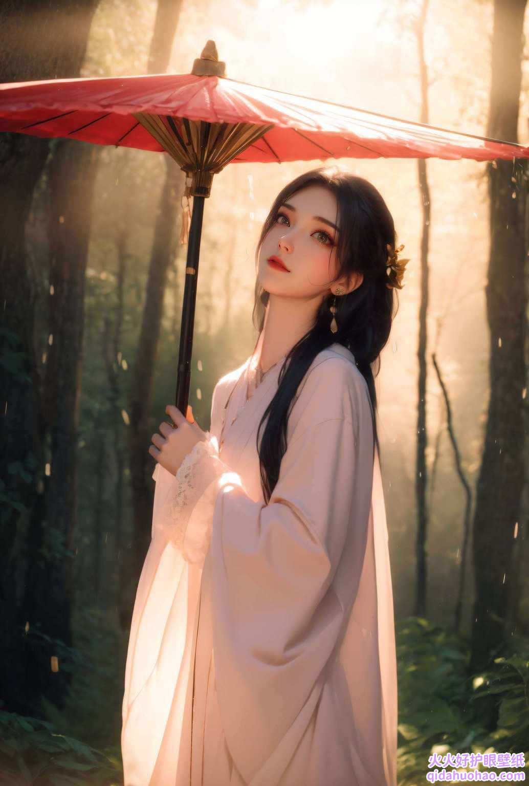 她如国漫中的一朵盛开的花每一帧都是她对美好人生的感叹